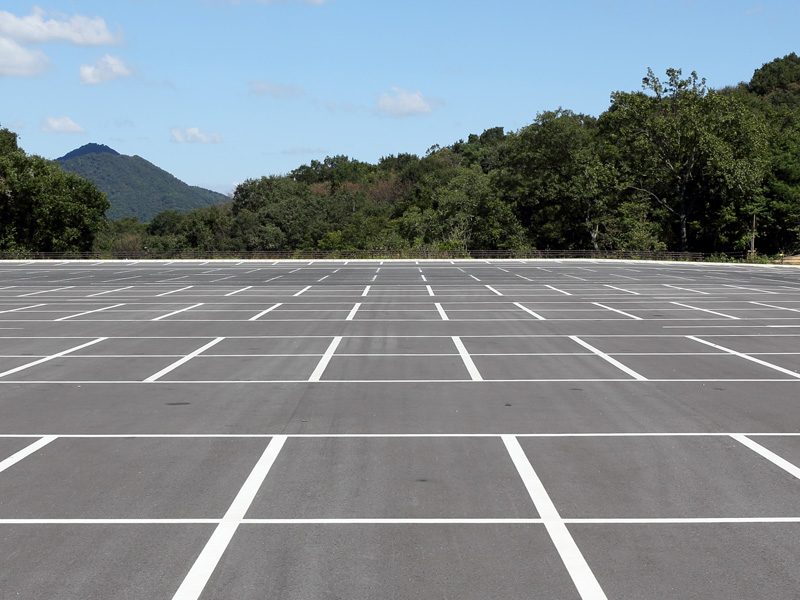 Base reinforcement for large areas and parkings Tenax Geosynthetics